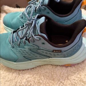 Hoka Women's Light Aqua Athletic Running Shoes